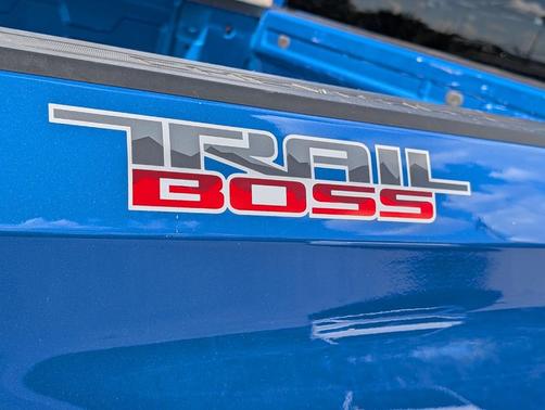 Glacier Blue Metallic 2023 Chevrolet Silverado 1500 Custom Trail Boss