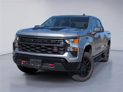Sterling Gray Metallic 2024 Chevrolet Silverado 1500 Custom Trail Boss