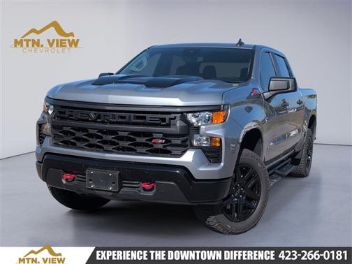 Sterling Gray Metallic 2024 Chevrolet Silverado 1500 Custom Trail Boss