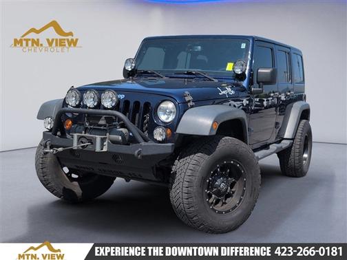 True Blue Pearlcoat 2013 Jeep Wrangler Unlimited Sport