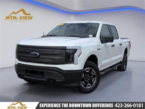 White 2022 Ford F-150 Lightning Pro