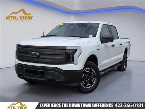 White 2022 Ford F-150 Lightning Pro