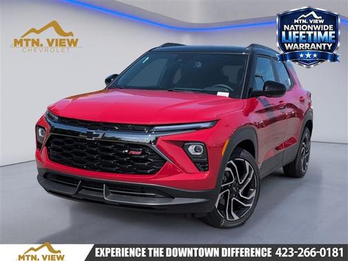 Red 2026 Chevrolet Trailblazer RS