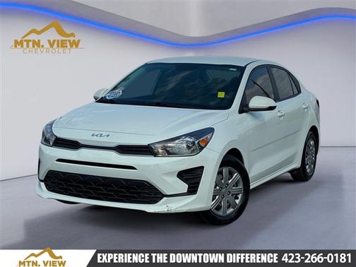 Clear White 2022 Kia Rio LX