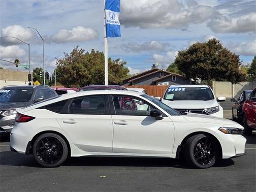 Platinum White Pearl 2026 Honda Civic Sport