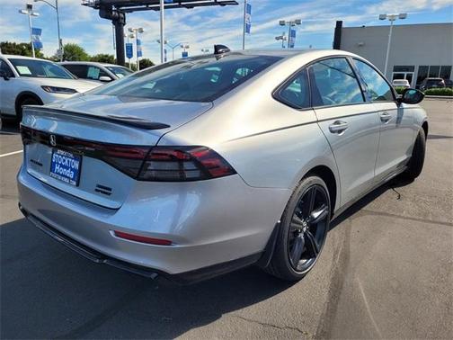 Solar Silver Metallic 2026 Honda Accord Hybrid Sport-L