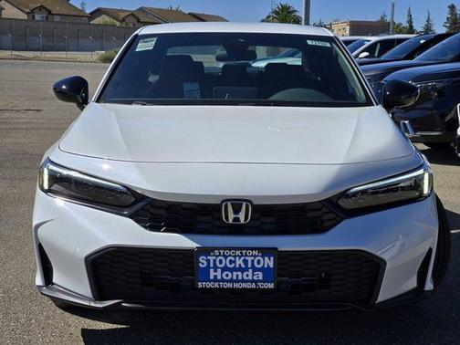 Platinum White Pearl 2026 Honda Civic Sport