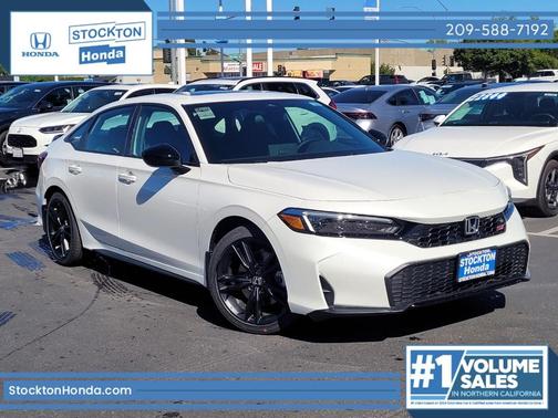 Platinum White Pearl 2026 Honda Civic Si Base