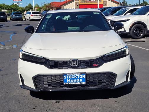 Platinum White Pearl 2026 Honda Civic Si Base