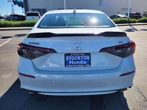 Platinum White Pearl 2026 Honda Civic Si Base