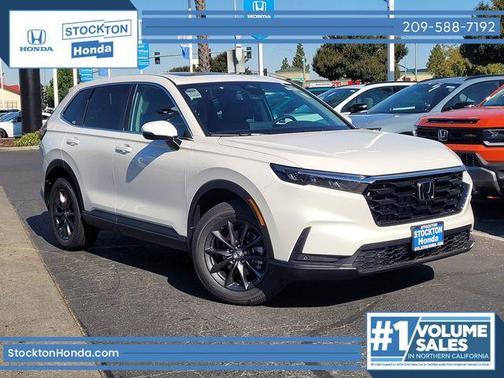 Platinum White Pearl 2026 Honda CR-V EX-L