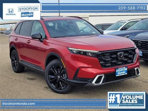 Radiant Red Metallic 2026 Honda CR-V Hybrid Sport Touring