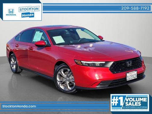 Radiant Red Metallic 2024 Honda Accord EX