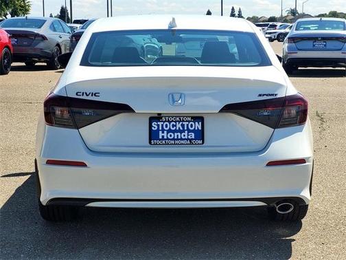 Platinum White Pearl 2026 Honda Civic Sport