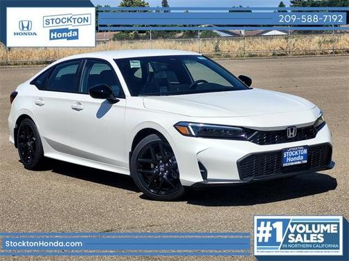 Platinum White Pearl 2026 Honda Civic Sport