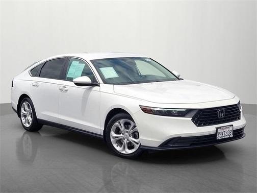Platinum White 2023 Honda Accord LX