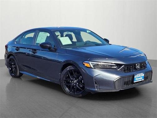 Gray Metallic 2026 Honda Civic Sport