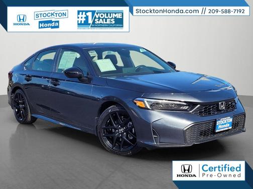 Gray Metallic 2026 Honda Civic Sport