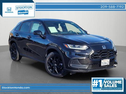 Crystal Black Pearl 2024 Honda HR-V Sport