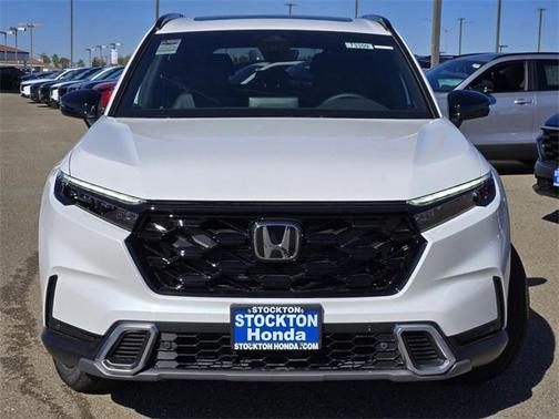 Platinum White Pearl 2026 Honda CR-V Hybrid Sport Touring