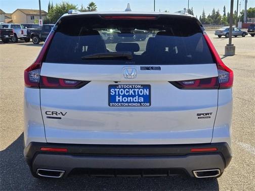 Platinum White Pearl 2026 Honda CR-V Hybrid Sport Touring