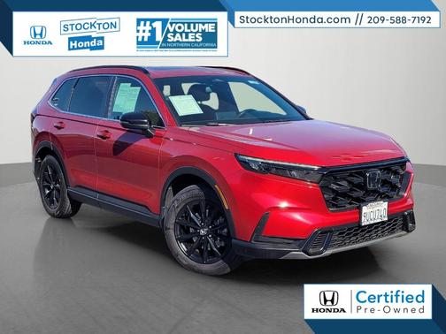 Radiant Red Metallic 2023 Honda CR-V Hybrid Sport