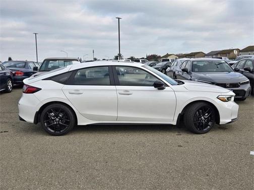 Platinum White Pearl 2026 Honda Civic Hybrid Sport