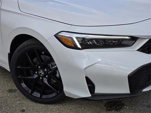 Platinum White Pearl 2026 Honda Civic Hybrid Sport