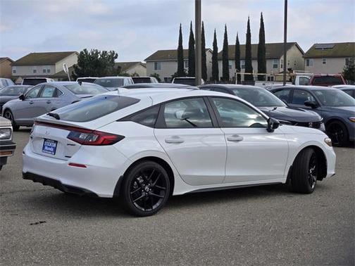 Platinum White Pearl 2026 Honda Civic Hybrid Sport