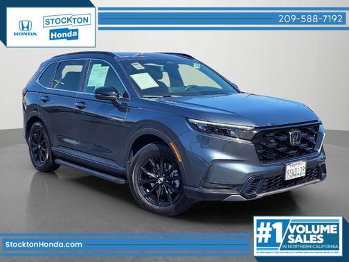 Meteorite Gray Metallic 2025 Honda CR-V Hybrid Sport