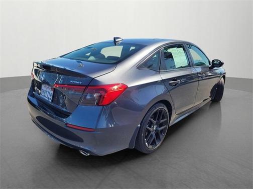 Meteorite Gray Metallic 2022 Honda Civic Sport