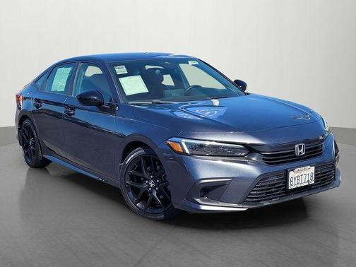 Meteorite Gray Metallic 2022 Honda Civic Sport