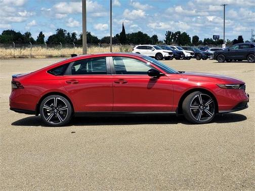 Radiant Red Metallic 2026 Honda Accord Hybrid Sport