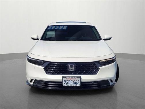 Platinum White Pearl 2024 Honda Accord Hybrid EX-L