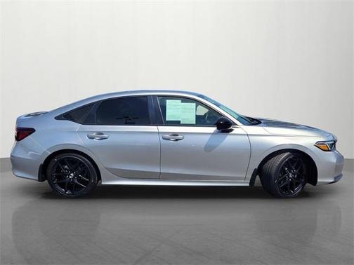 Solar Silver Metallic 2025 Honda Civic Sport