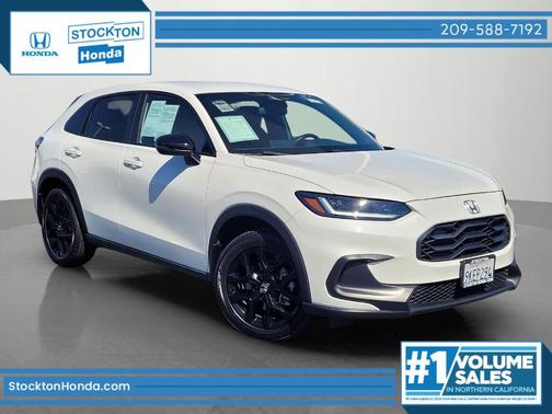 Platinum White 2024 Honda HR-V Sport