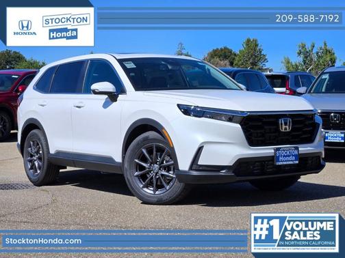 Platinum White Pearl 2026 Honda CR-V EX-L