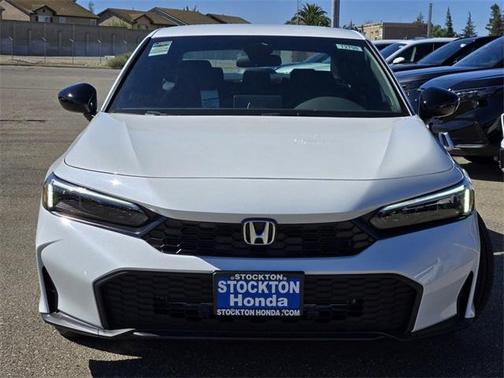 Platinum White Pearl 2026 Honda Civic Sport