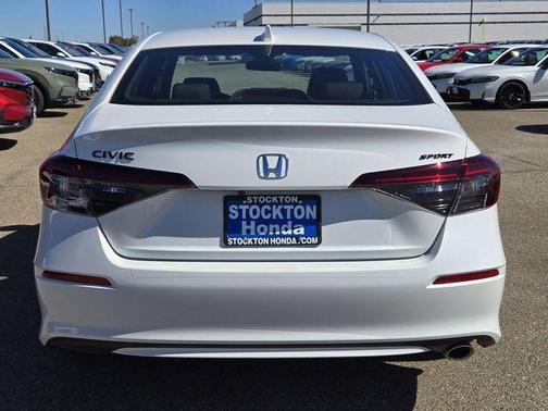 Platinum White Pearl 2026 Honda Civic Sport