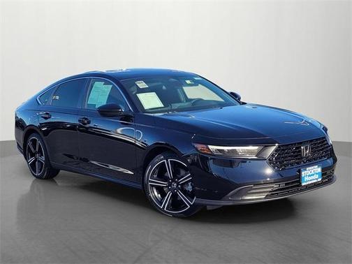Crystal Black Pearl 2024 Honda Accord Hybrid Sport