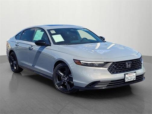 Black 2023 Honda Accord Hybrid Sport-L