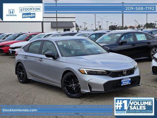 Solar Silver Metallic 2026 Honda Civic Sport