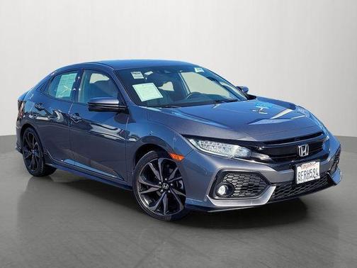Gray 2018 Honda Civic Sport Touring