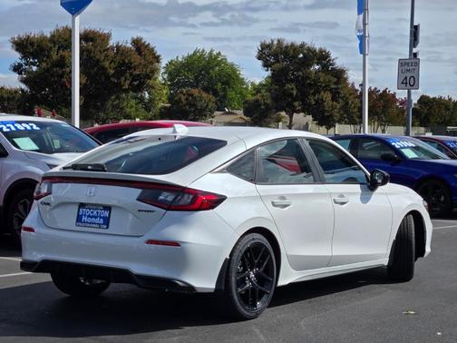 Platinum White Pearl 2026 Honda Civic Sport