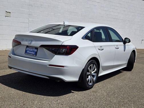 Platinum White Pearl 2026 Honda Civic LX