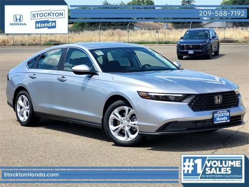 Solar Silver Metallic 2026 Honda Accord LX