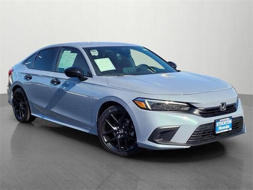 Meteorite Gray Metallic 2022 Honda Civic Sport