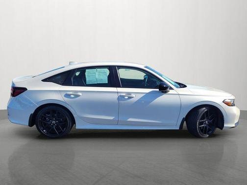 Platinum White 2025 Honda Civic Sport