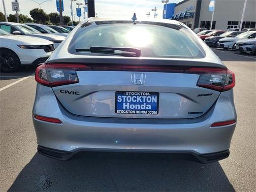 Solar Silver Metallic 2026 Honda Civic Hybrid Sport