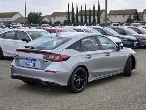 Solar Silver Metallic 2026 Honda Civic Sport
